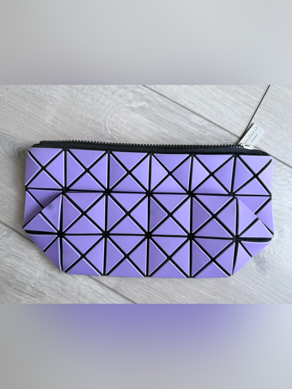 Issey Miyake Black Nylon Zip Pouch
